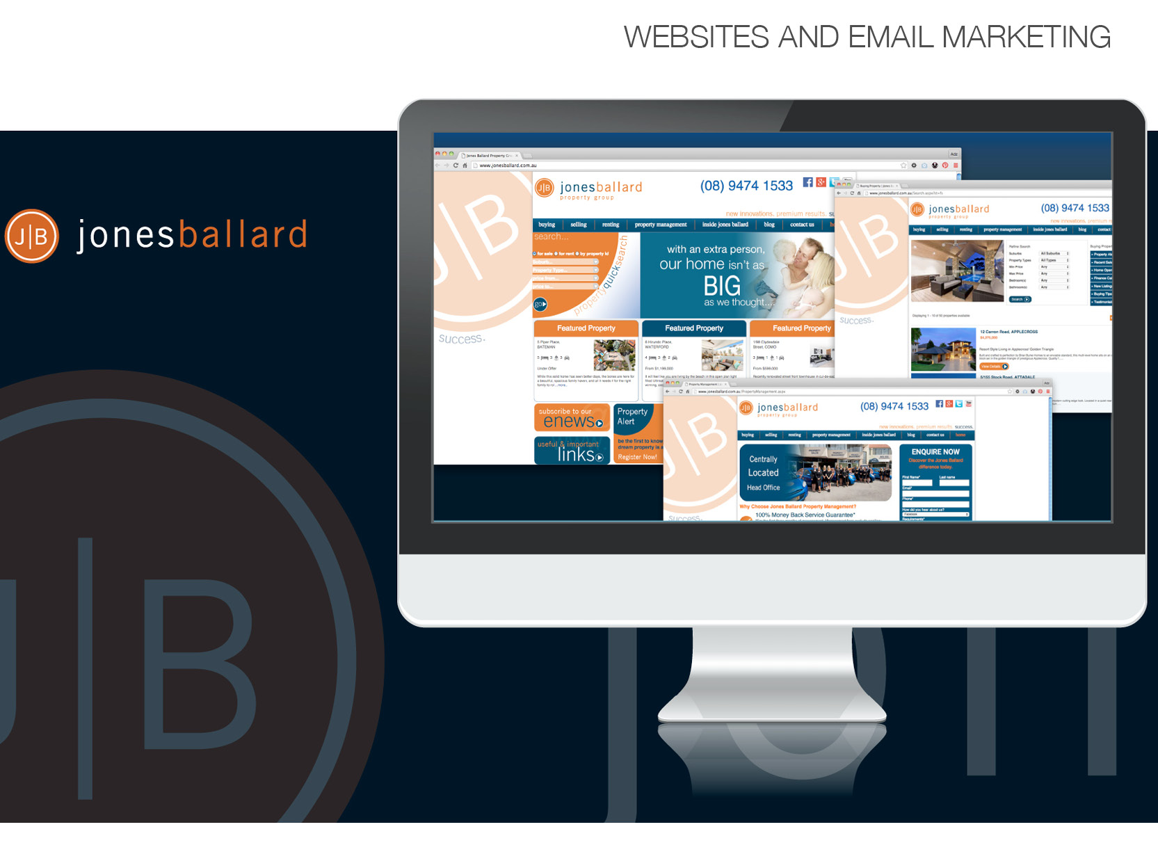 Websites that work harder — Evolution portfolio